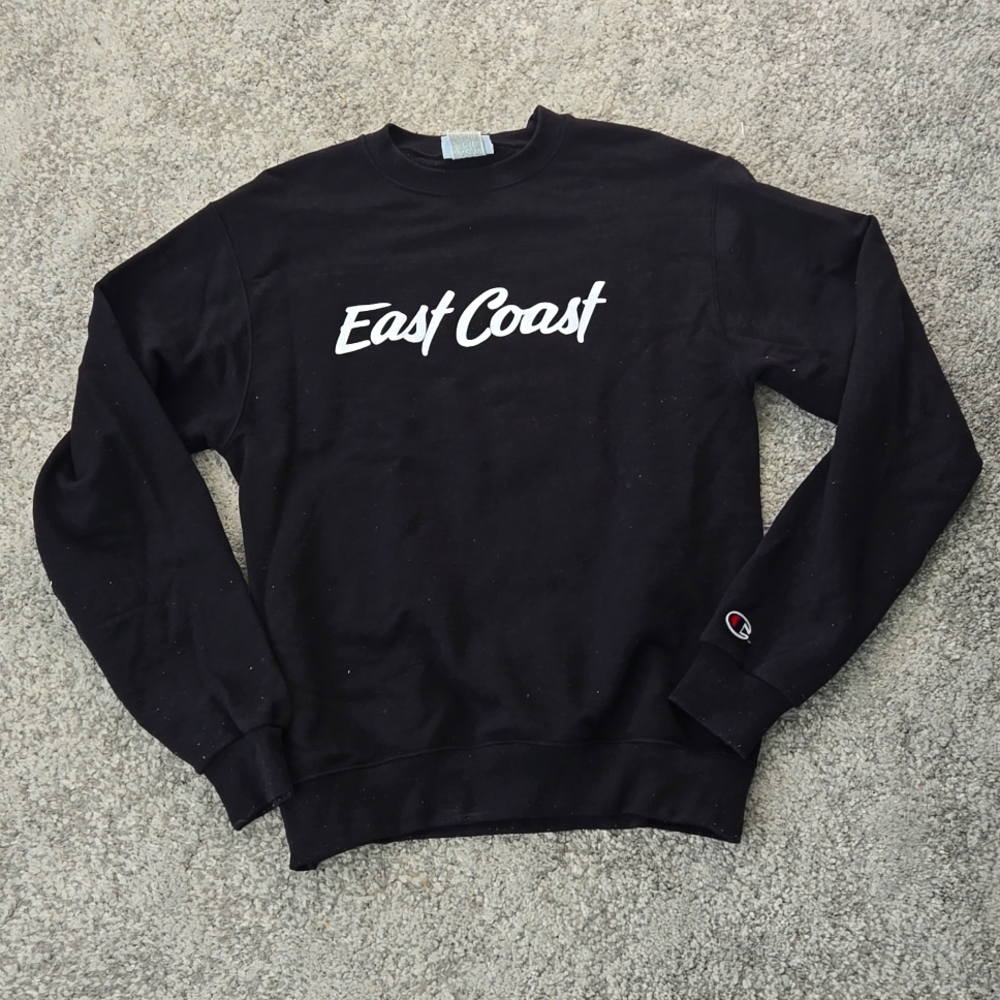 Champion Women's Black Crew Neck Sweater